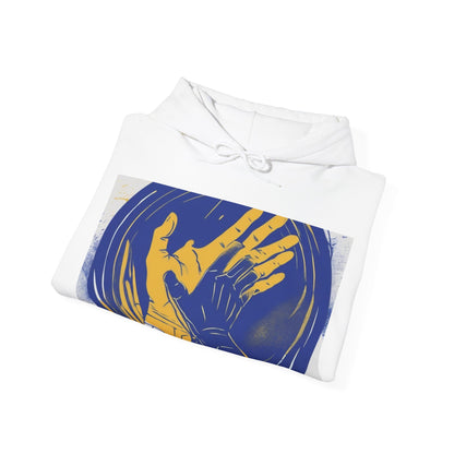 boostlete-am-crew-scene-athlete-neon-vector-0304 — Unisex Heavy Blend Hooded Sweatshirt (Gildan)