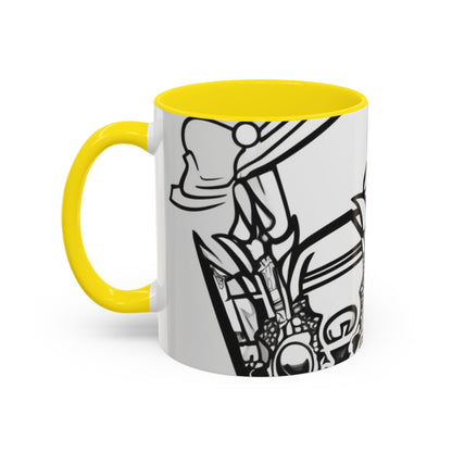 boostlete-quiet-power-icon-crown-outline-badge-0130 — Accent Mug 11oz/15oz