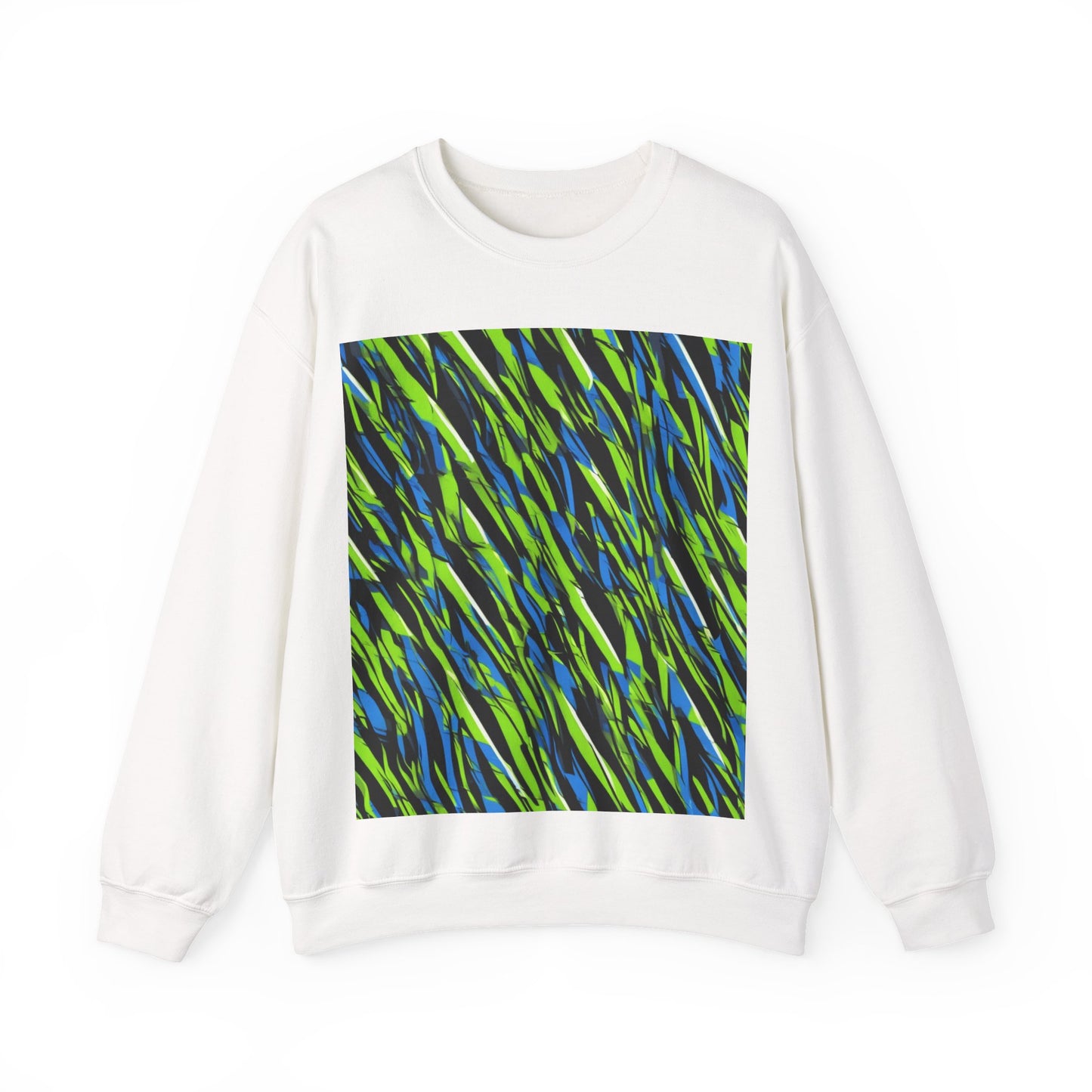 boostlete-iron-intent-pattern-sprint-vector-0219 — Unisex Heavy Blend Crewneck Sweatshirt (Gildan)