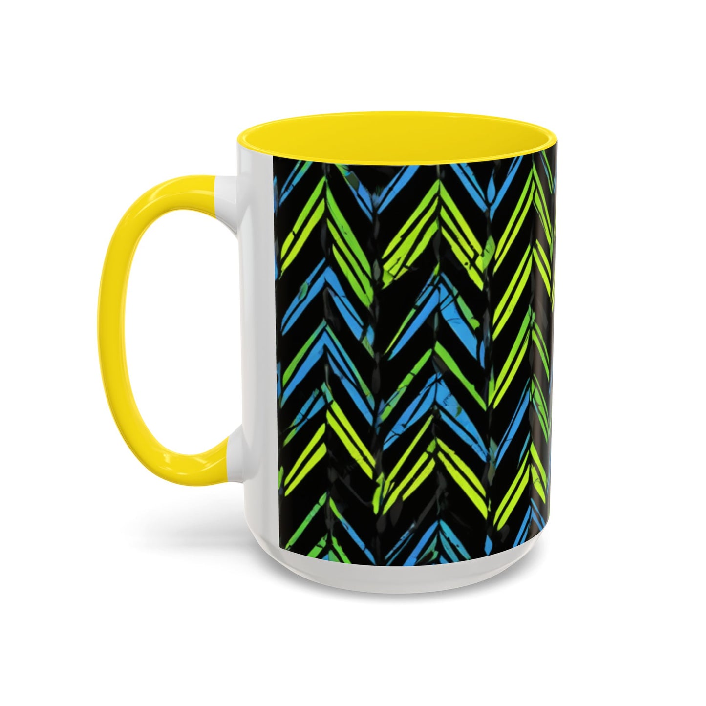 boostlete-mile-by-mile-pattern-chevron-monoline-0051 — Accent Mug 11oz/15oz