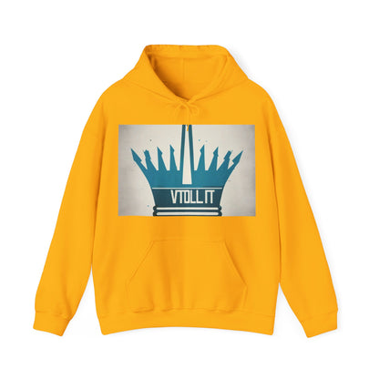 boostlete-am-crew-icon-crown-matte-industrial-0058 — Unisex Heavy Blend Hooded Sweatshirt (Gildan)
