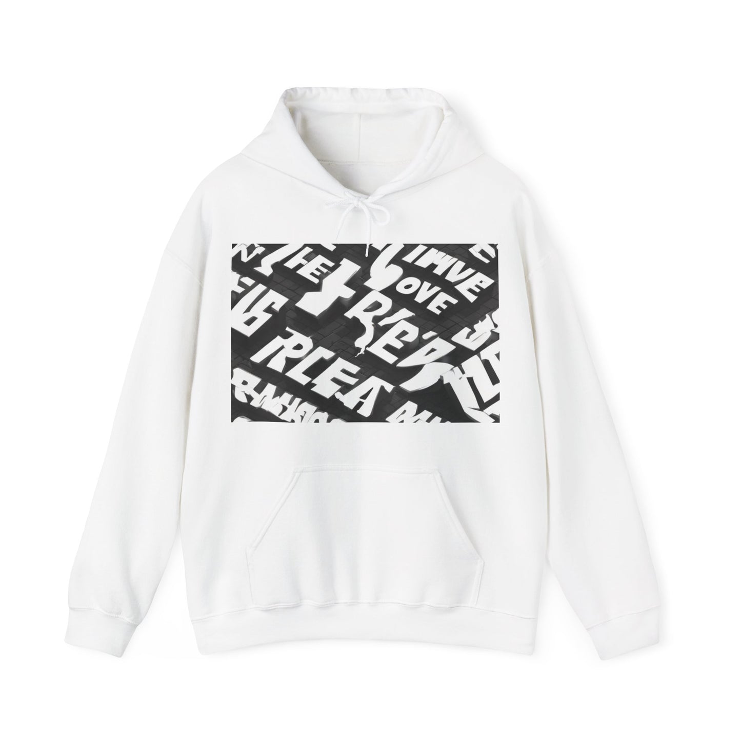 boostlete-pr-season-type-breathe-move-repeat-split-isometric-0017 — Unisex Heavy Blend Hooded Sweatshirt (Gildan)