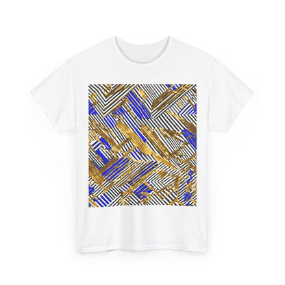 boostlete-boost-mode-pattern-diagonal-monoline-0015 — Unisex Heavy Cotton Tee (Gildan 5000)