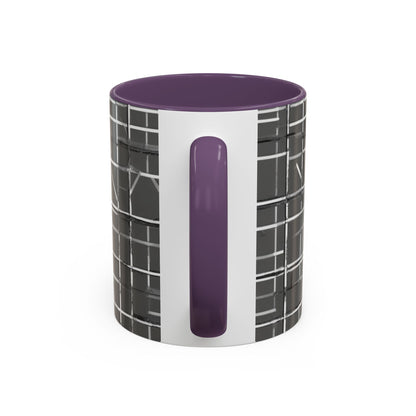 boostlete-rise-grind-pattern-plate-number-monoline-0291 — Accent Mug 11/15oz
