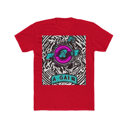 boostlete-boost-mode-type-again-badge-monoline-0293 — Unisex Cotton Crew Tee (NL 3600)