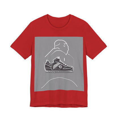 boostlete-boost-mode-icon-sneaker-offset-vector-0166 — Unisex Jersey Short Sleeve (B+C 3001)