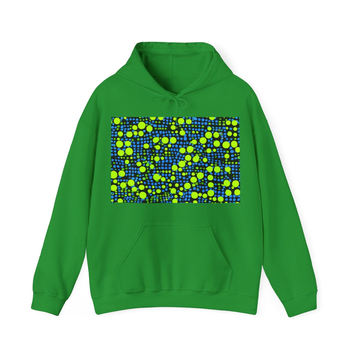 boostlete-mile-by-mile-pattern-dotted-geometric-0071 — Unisex Heavy Blend Hooded Sweatshirt (Gildan)
