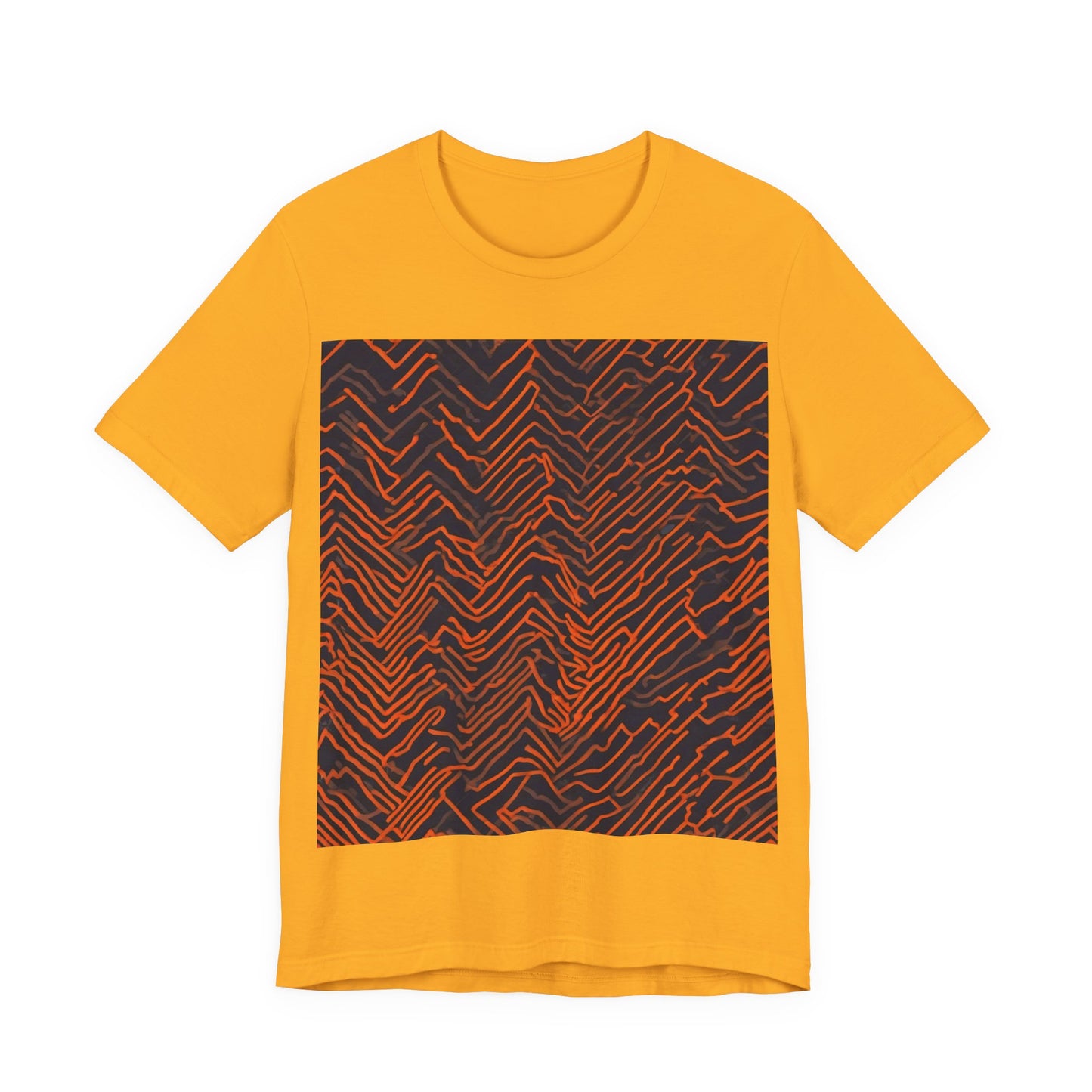 boostlete-field-day-pattern-ekg-modern-0087 — Unisex Jersey Short Sleeve (B+C 3001)