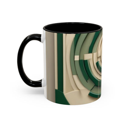 boostlete-mile-by-mile-icon-target-3d-modern-0306 — Accent Mug 11/15oz