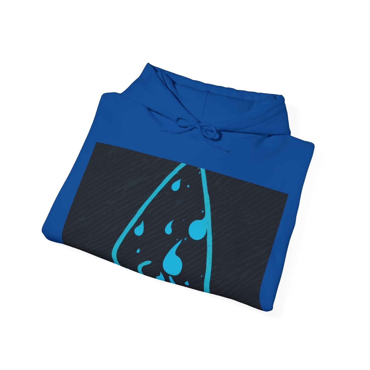 boostlete-iron-intent-icon-water-grainy-vector-0762 — Unisex Heavy Blend Hoodie (G18500)