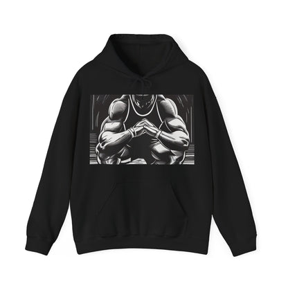 boostlete-pr-season-scene-athlete-outline-athletic-0144 — Unisex Heavy Blend Hooded Sweatshirt (Gildan)