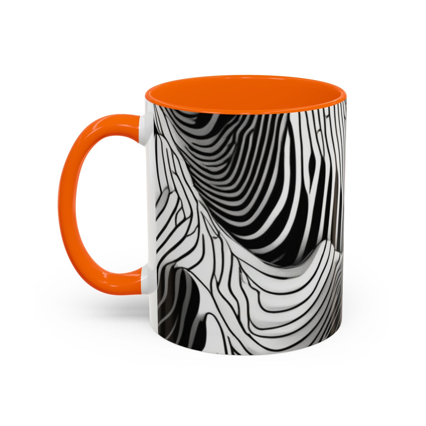 boostlete-field-day-pattern-topographic-isometric-0211 — Accent Mug 11oz/15oz