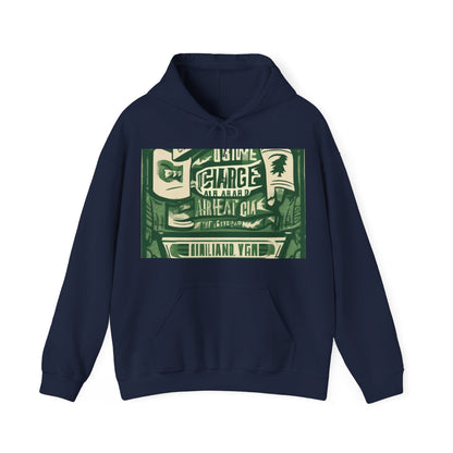 boostlete-am-crew-type-charge-ahead-banner-paper-0965 — Unisex Heavy Blend Hoodie (G18500)