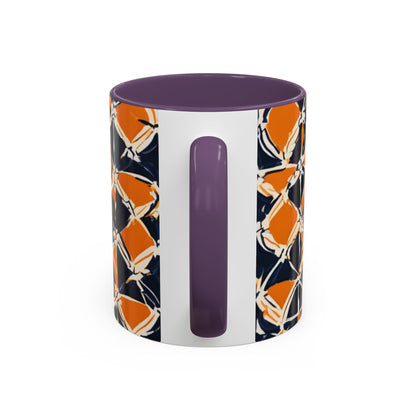 boostlete-headspace-pattern-plate-number-badge-0387 — Accent Mug 11/15oz