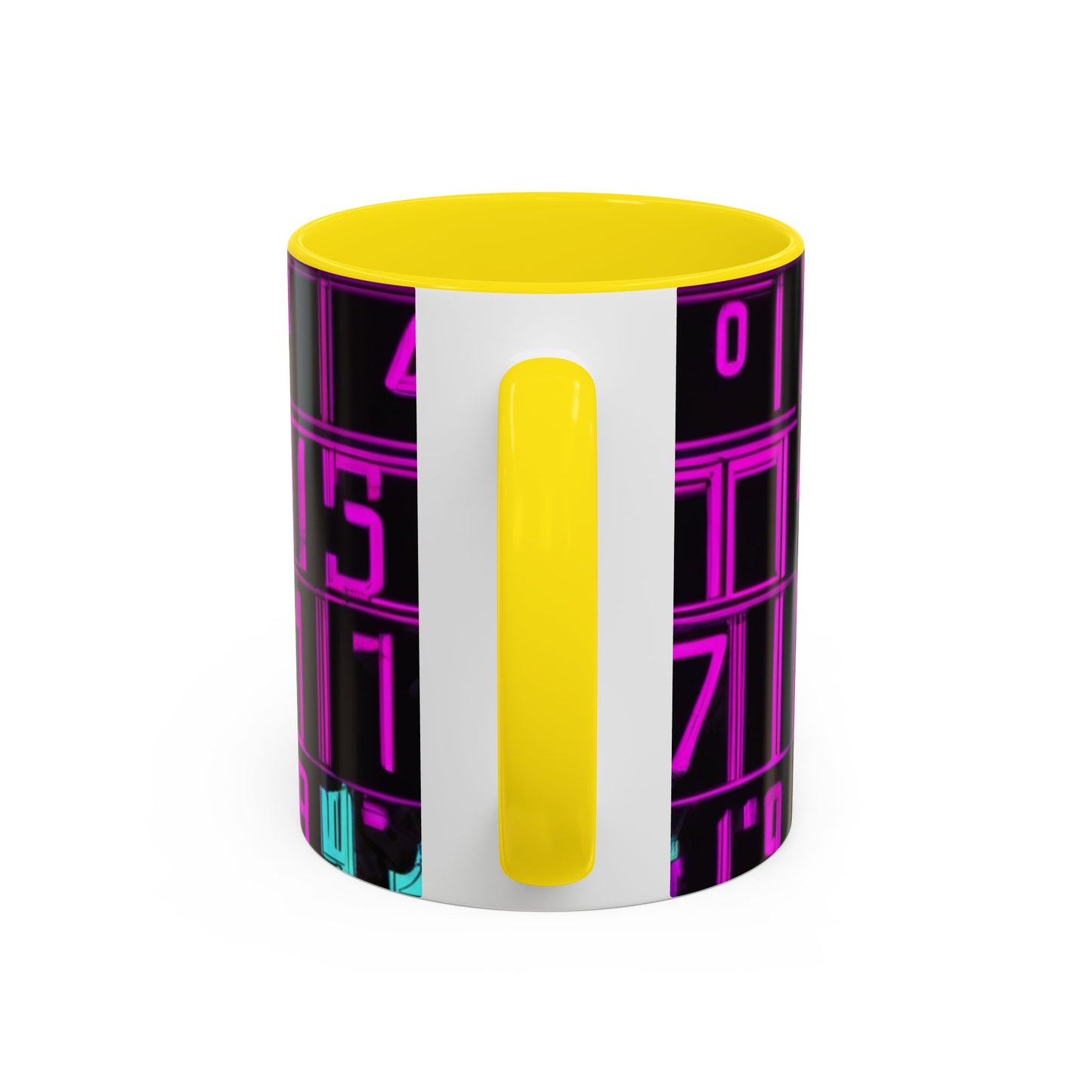 boostlete-iron-intent-pattern-plate-number-retro-0227 — Accent Mug 11oz/15oz