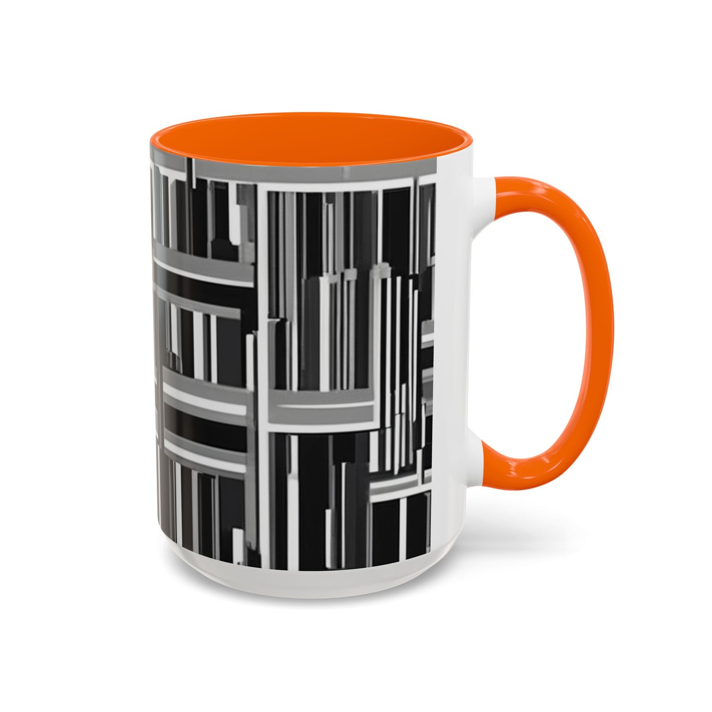 boostlete-recovery-progress-pattern-barcode-isometric-1023 — Accent Mug 11/15oz