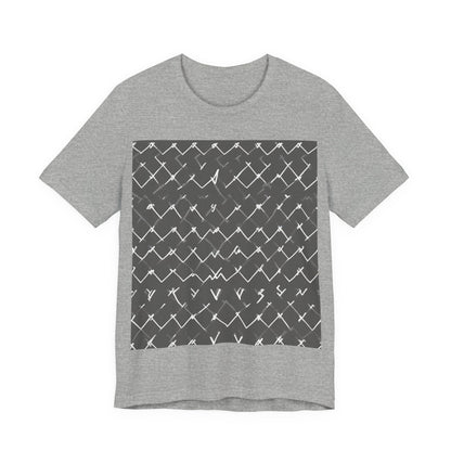 boostlete-am-crew-pattern-ekg-bold-0047 — Unisex Jersey Short Sleeve (B+C 3001)
