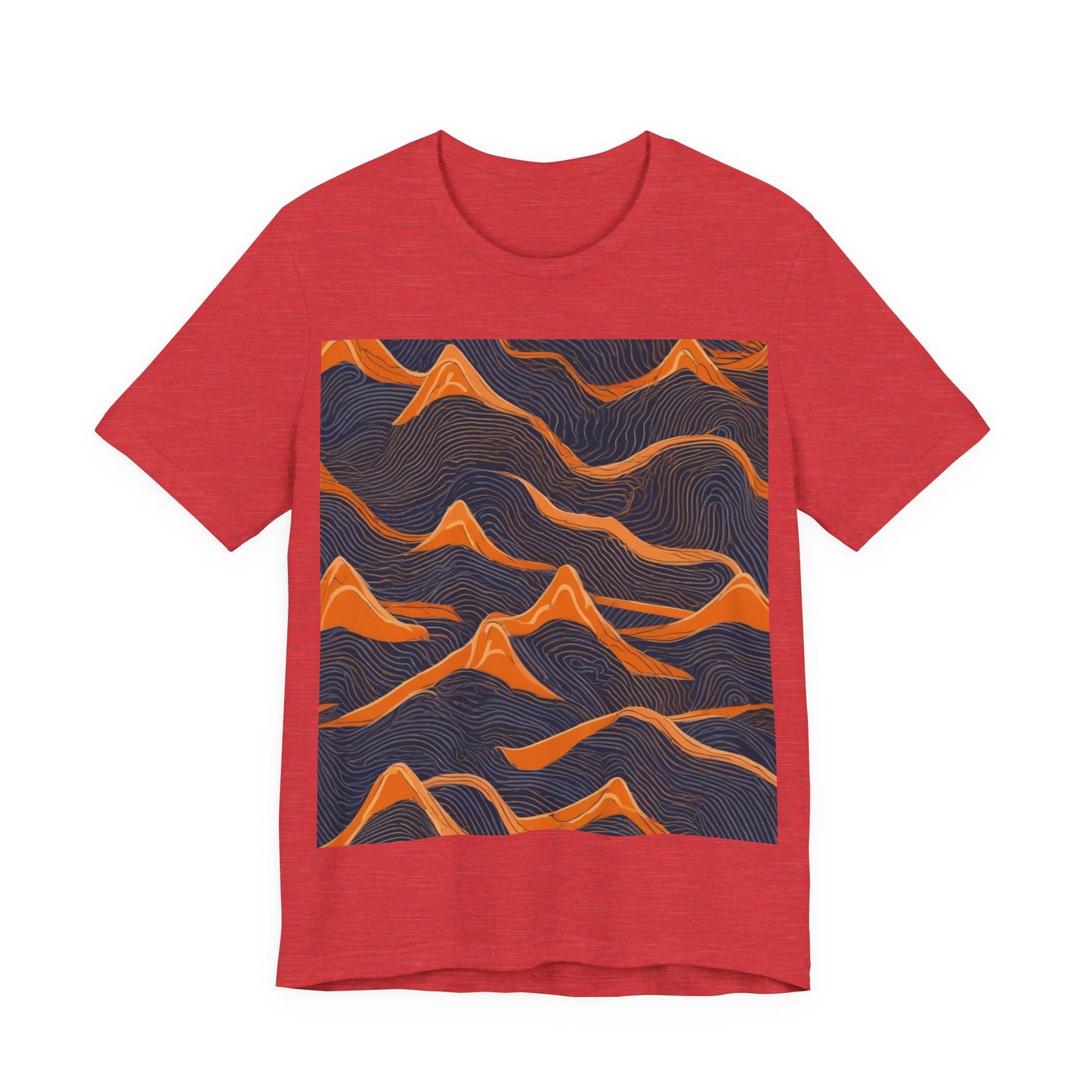 boostlete-boost-mode-pattern-topographic-engraved-0035 — Unisex Jersey Short Sleeve (B+C 3001)