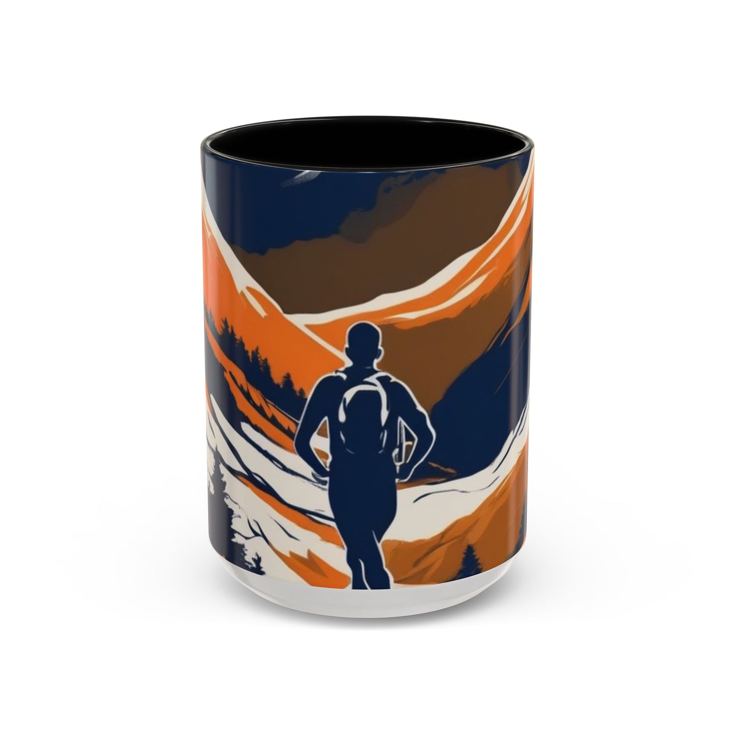 boostlete-quiet-power-scene-trail-duotone-modern-0120 — Accent Mug 11oz/15oz