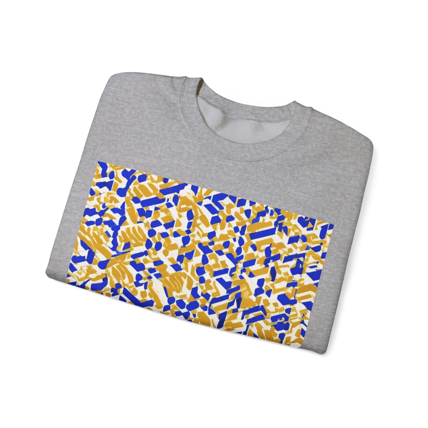 boostlete-rise-grind-pattern-sprint-isometric-0319 — Unisex Heavy Blend Crewneck Sweatshirt (Gildan)