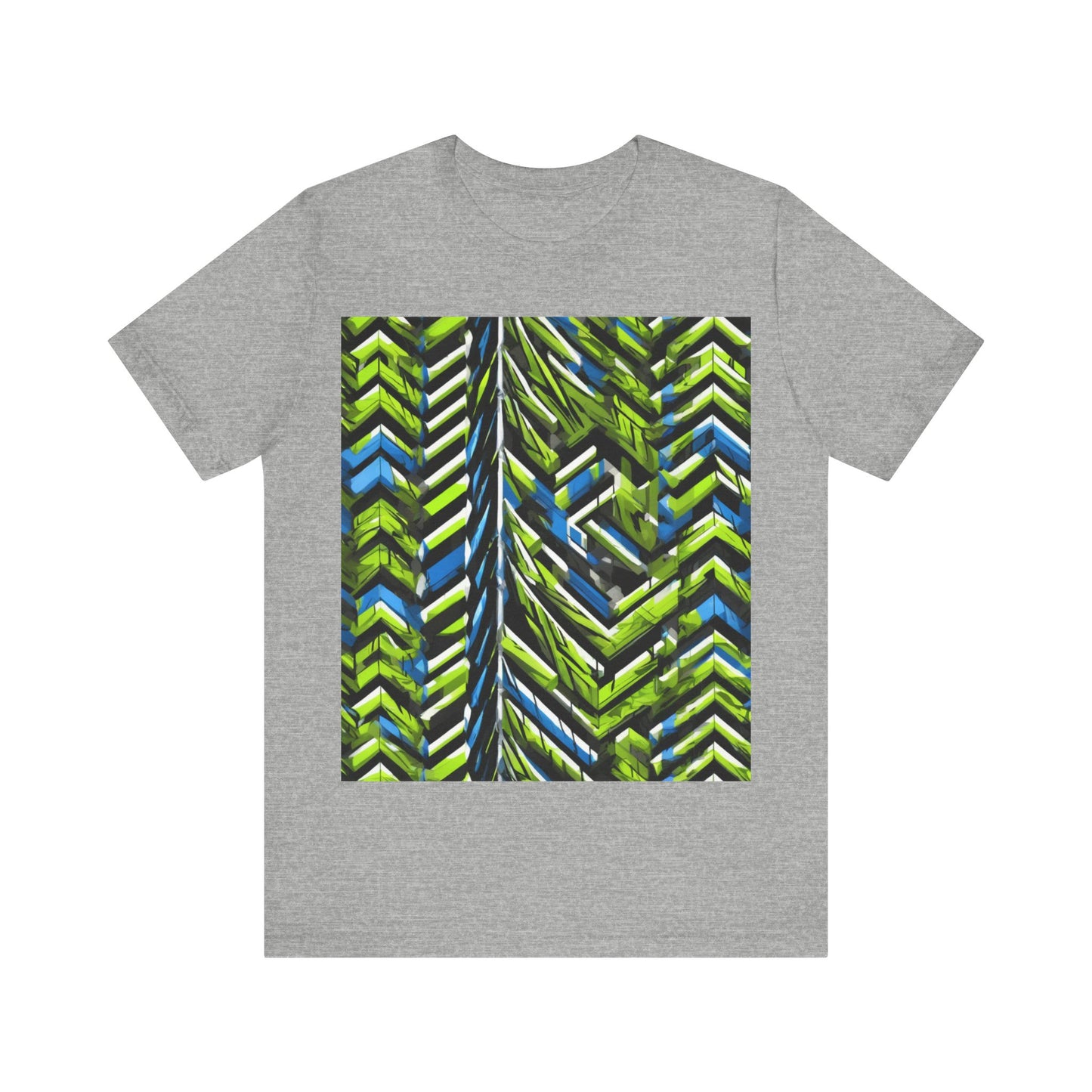 boostlete-rise-grind-pattern-chevron-isometric-0195 — Unisex Jersey Short Sleeve (B+C 3001)