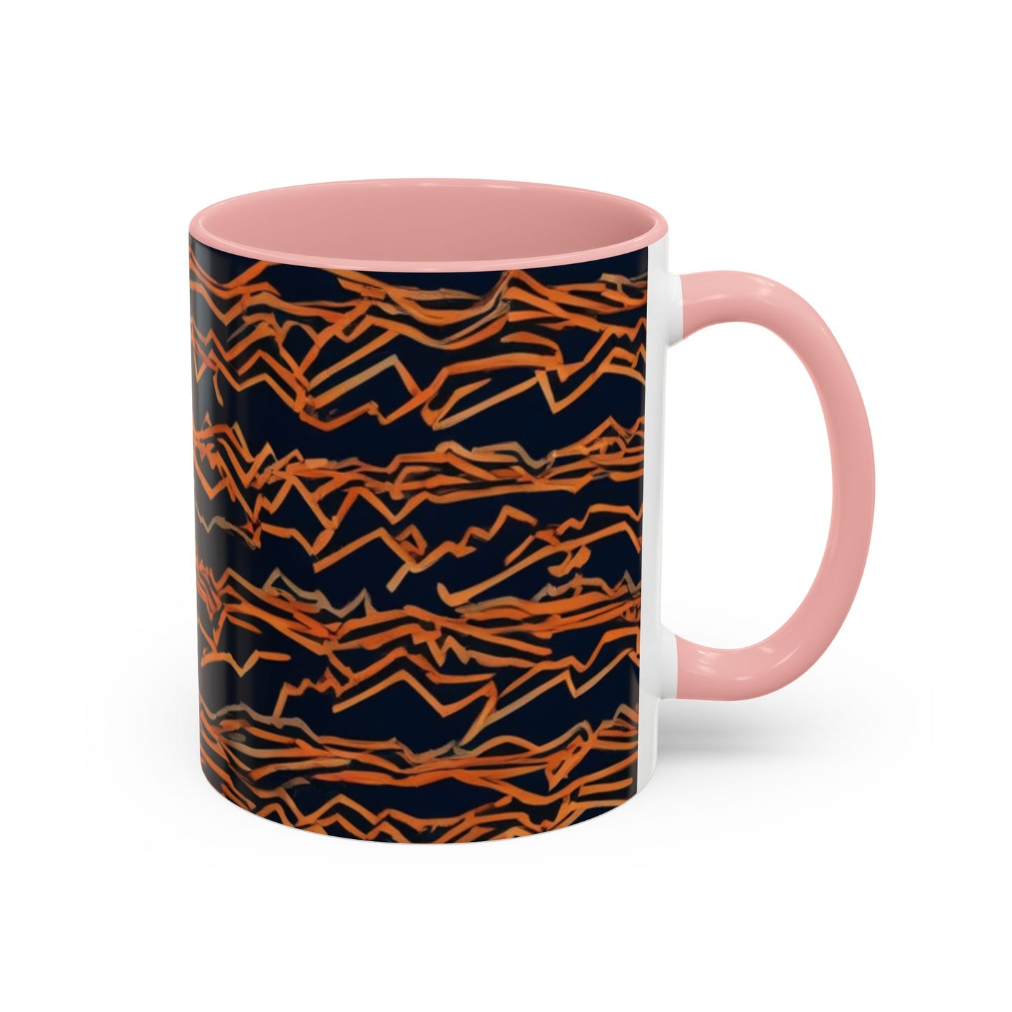 boostlete-field-day-pattern-ekg-bold-0135 — Accent Mug 11oz/15oz
