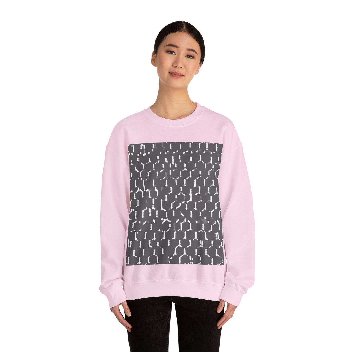 boostlete-recovery-progress-pattern-dotted-industrial-0355 — Unisex Heavy Blend Crewneck (G18000)