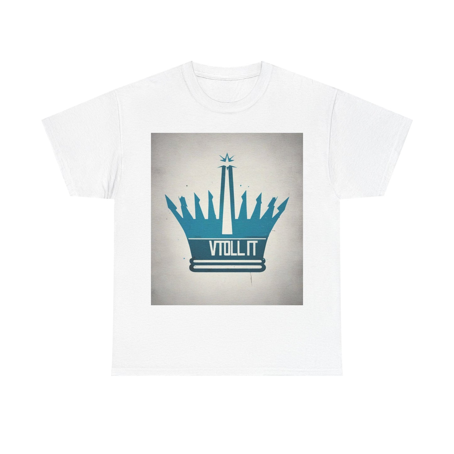 boostlete-am-crew-icon-crown-matte-industrial-0058 — Unisex Heavy Cotton Tee (Gildan 5000)