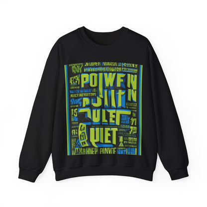 boostlete-am-crew-type-power-in-quiet-arc-paper-1481 — Unisex Heavy Blend Crewneck (G18000)