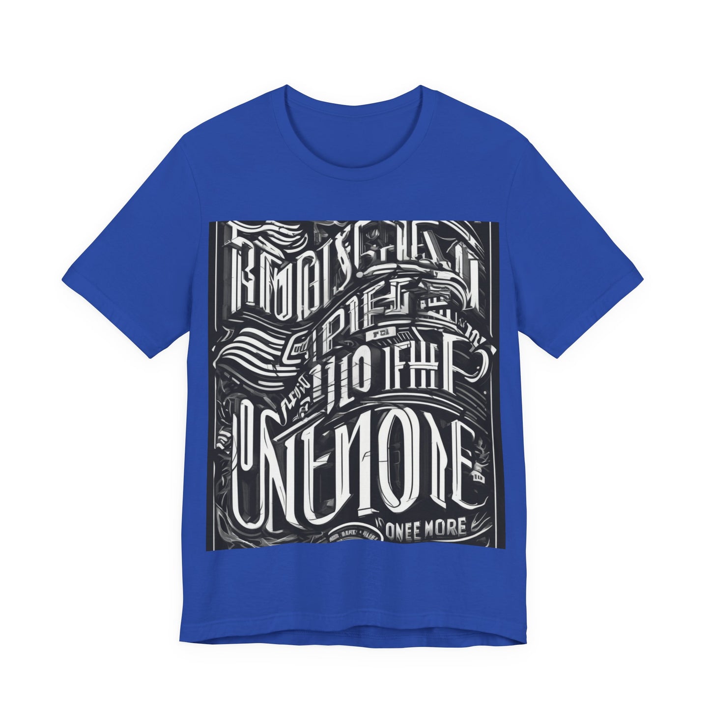 boostlete-mile-by-mile-type-one-more-split-line-art-0001 — Unisex Jersey Short Sleeve (B+C 3001)