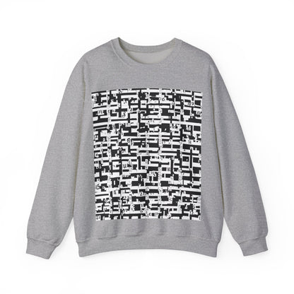 boostlete-iron-intent-pattern-plate-number-badge-0171 — Unisex Heavy Blend Crewneck Sweatshirt (Gildan)