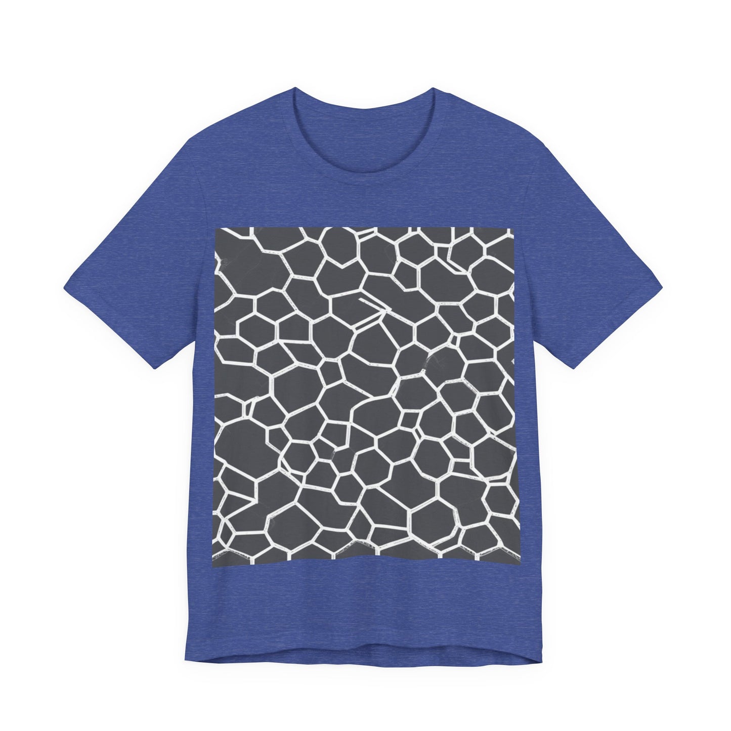 boostlete-iron-intent-pattern-hex-blueprint-0063 — Unisex Jersey Short Sleeve (B+C 3001)