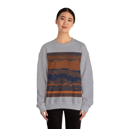 boostlete-field-day-pattern-audio-athletic-0107 — Unisex Heavy Blend Crewneck Sweatshirt (Gildan)