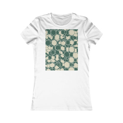 boostlete-iron-intent-pattern-hex-blueprint-0271 — Women's Favorite Tee (B+C 6004)