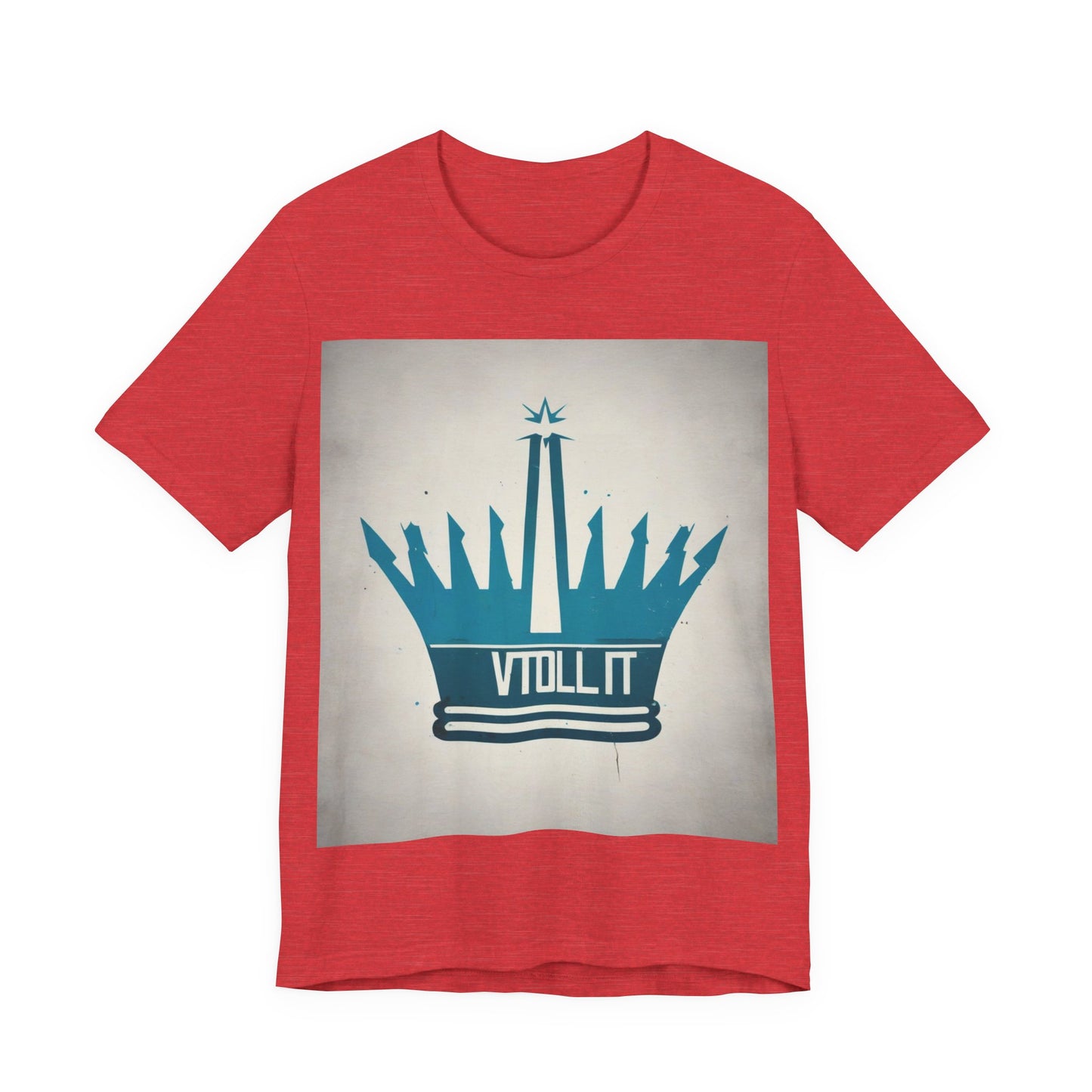 boostlete-am-crew-icon-crown-matte-industrial-0058 — Unisex Jersey Short Sleeve (B+C 3001)