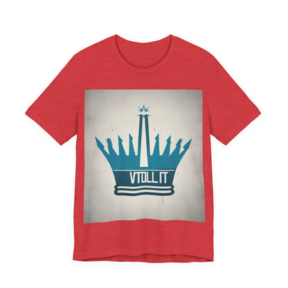 boostlete-am-crew-icon-crown-matte-industrial-0058 — Unisex Jersey Short Sleeve (B+C 3001)