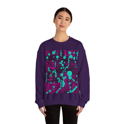boostlete-pr-season-pattern-dotted-retro-0891 — Unisex Heavy Blend Crewneck (G18000)