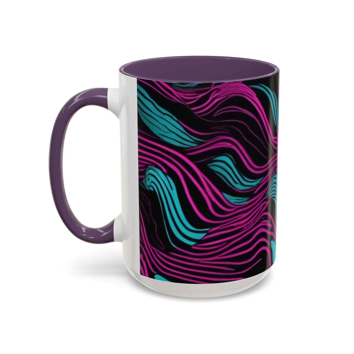 boostlete-recovery-progress-pattern-topographic-engraved-0119 — Accent Mug 11oz/15oz