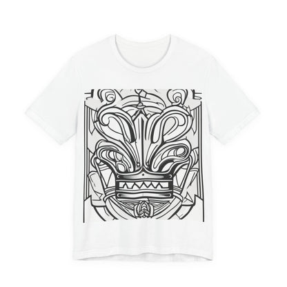 boostlete-boost-mode-icon-crown-offset-line-art-0190 — Unisex Jersey Short Sleeve (B+C 3001)
