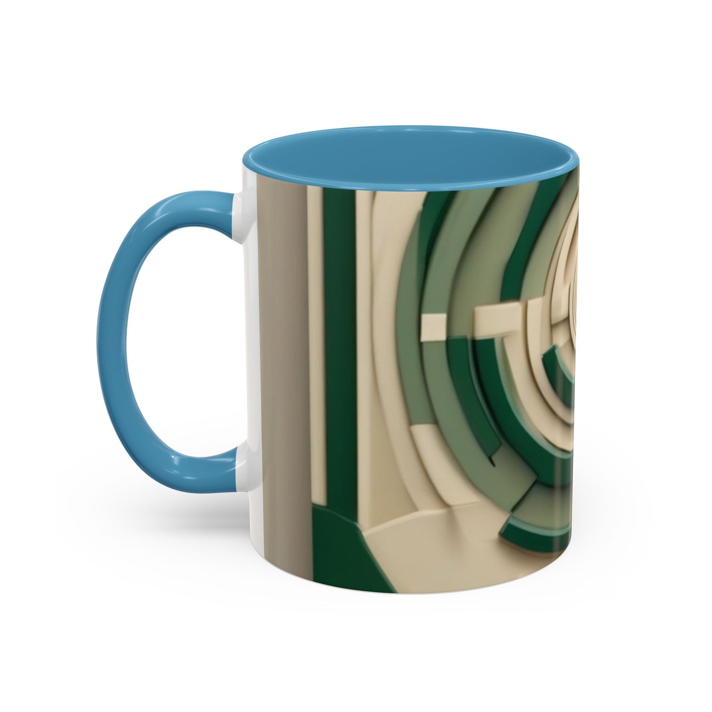 boostlete-mile-by-mile-icon-target-3d-modern-0306 — Accent Mug 11/15oz