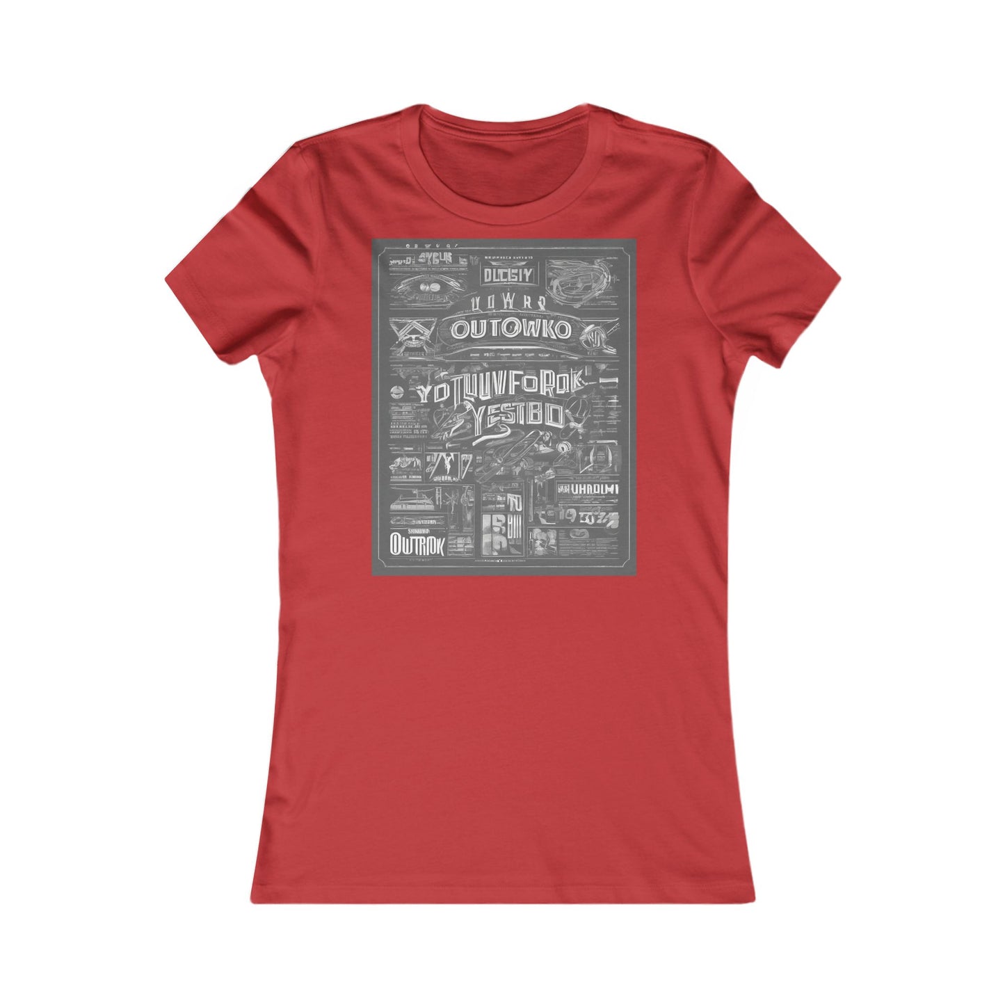 boostlete-field-day-type-outwork-yesterday-big-blueprint-0173 — Women's Favorite Tee (B+C 6004)