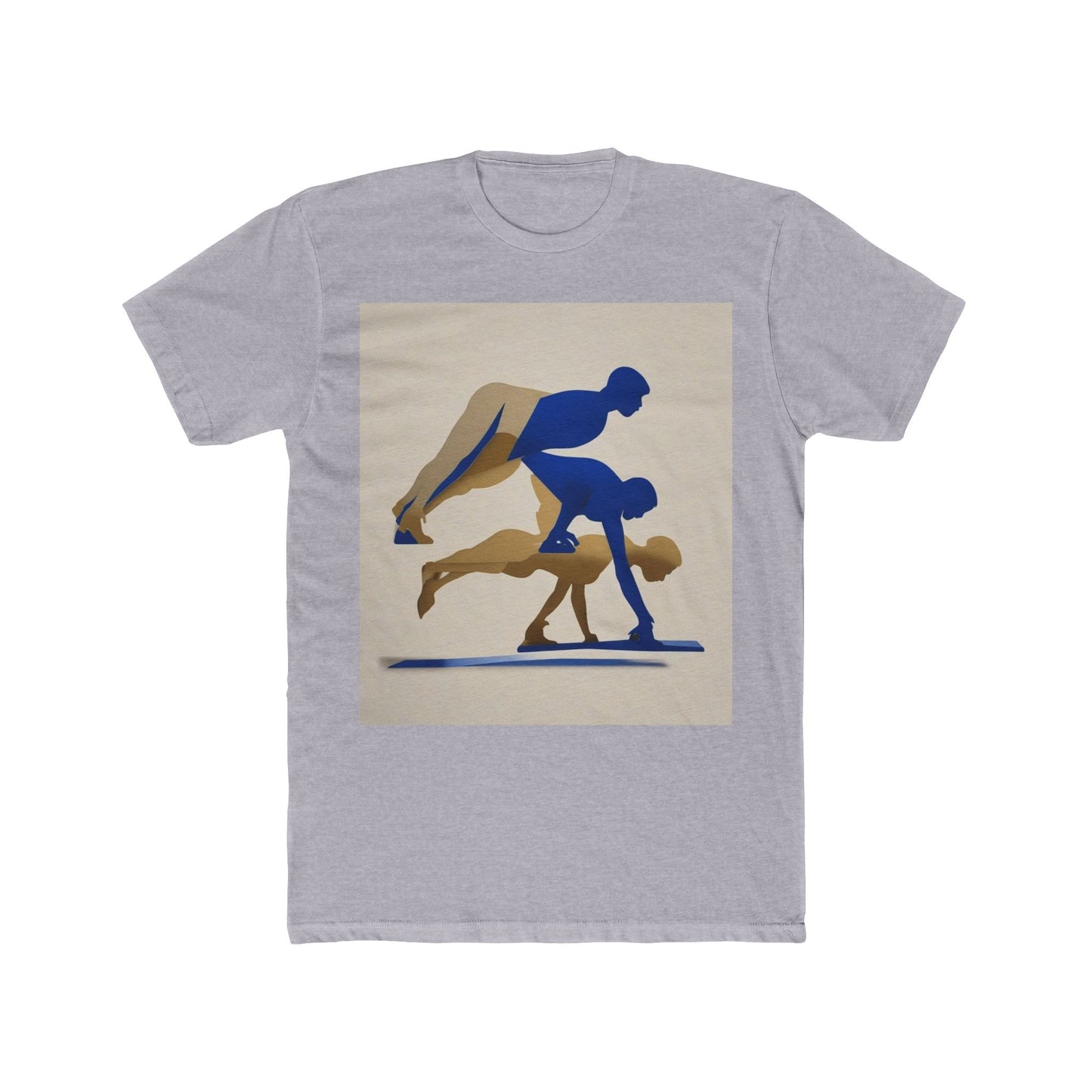 boostlete-mile-by-mile-scene-push-up-duotone-paper-0040 — Unisex Cotton Crew Tee (NL 3600)