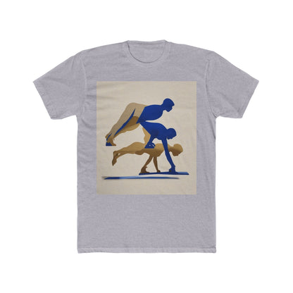 boostlete-mile-by-mile-scene-push-up-duotone-paper-0040 — Unisex Cotton Crew Tee (NL 3600)