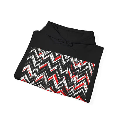 boostlete-am-crew-pattern-chevron-geometric-0659 — Unisex Heavy Blend Hoodie (G18500)
