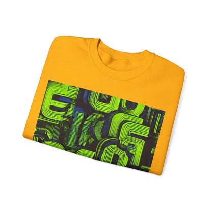 boostlete-boost-mode-type-progress-beats-perfect-vertical-engraved-0253 — Unisex Heavy Blend Crewneck Sweatshirt (Gildan)