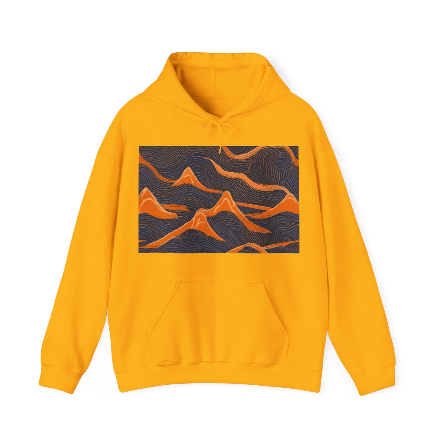 boostlete-boost-mode-pattern-topographic-engraved-0035 — Unisex Heavy Blend Hooded Sweatshirt (Gildan)