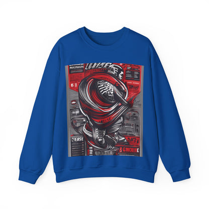 boostlete-field-day-type-chase-capacity-big-monoline-0813 — Unisex Heavy Blend Crewneck (G18000)