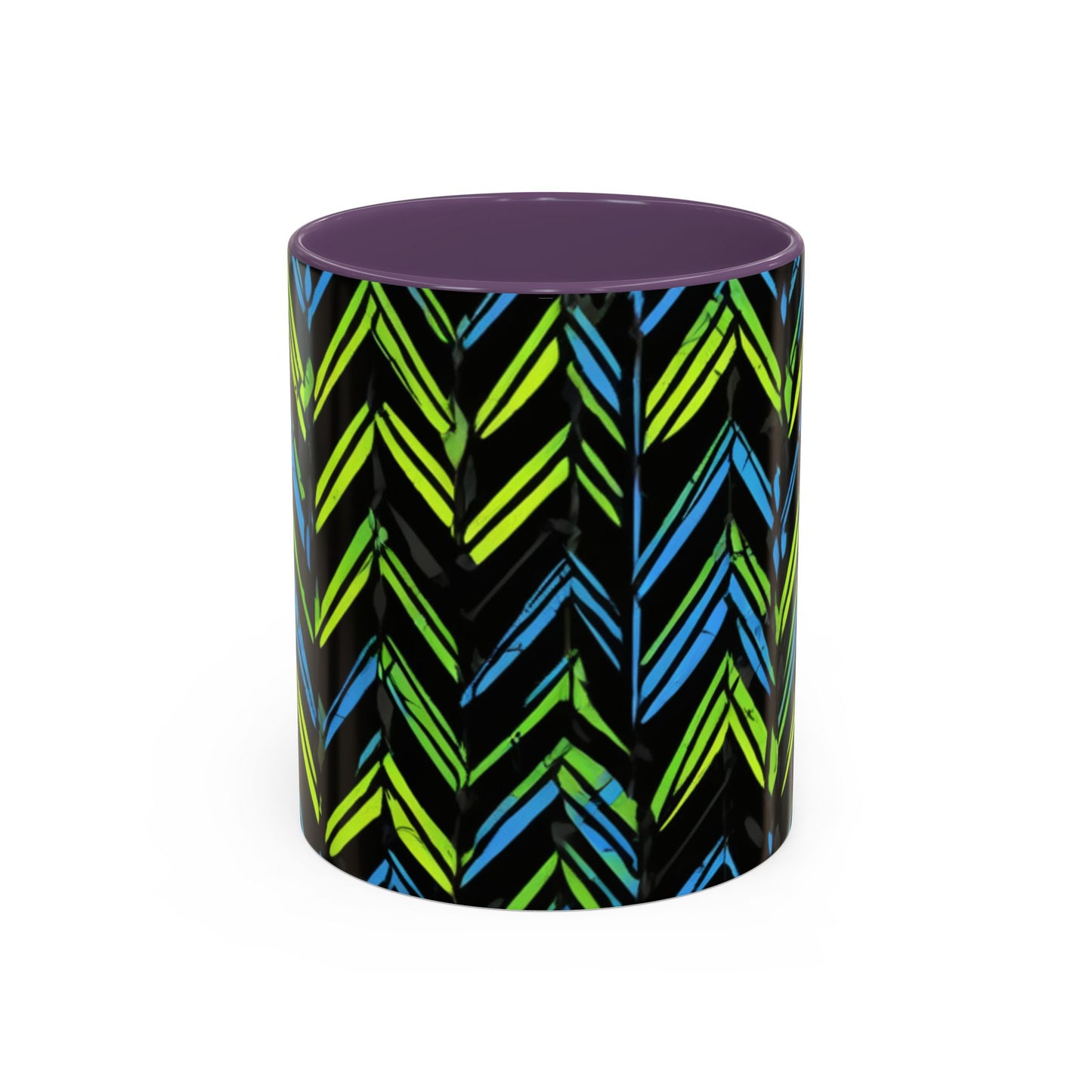 boostlete-mile-by-mile-pattern-chevron-monoline-0051 — Accent Mug 11oz/15oz