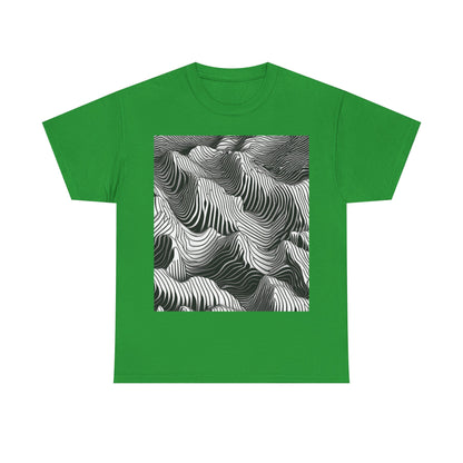 boostlete-field-day-pattern-topographic-isometric-0211 — Unisex Heavy Cotton Tee (Gildan 5000)