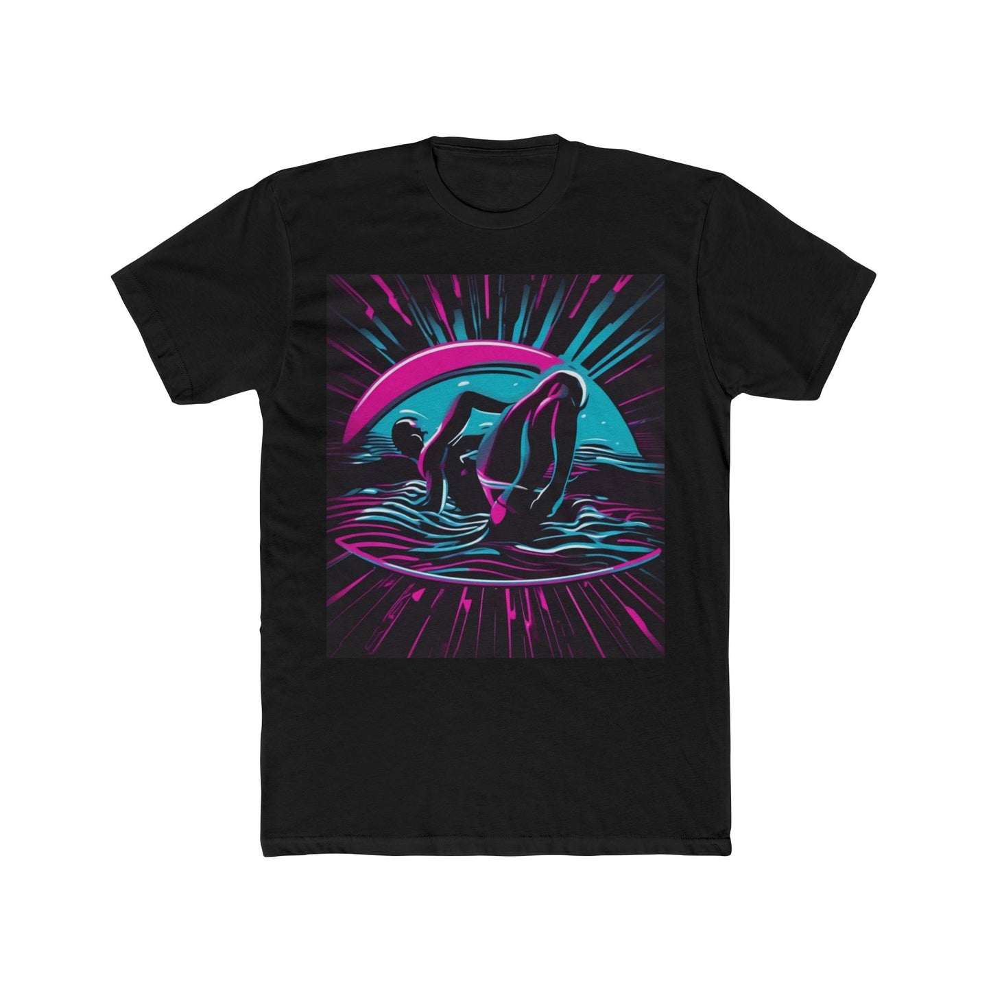 boostlete-pr-season-icon-swimmer-duotone-bold-0126 — Unisex Cotton Crew Tee (NL 3600)